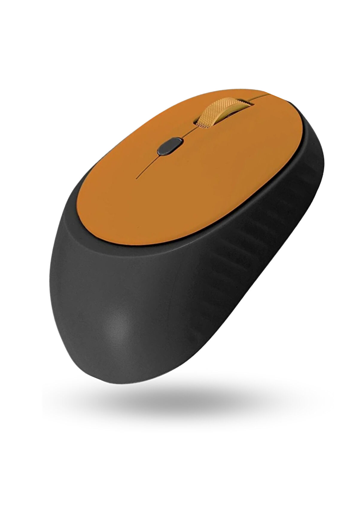 Büro Ev Ofis Bilgisayarı için Turuncu Siyah Bluetooth WiFi Mouse