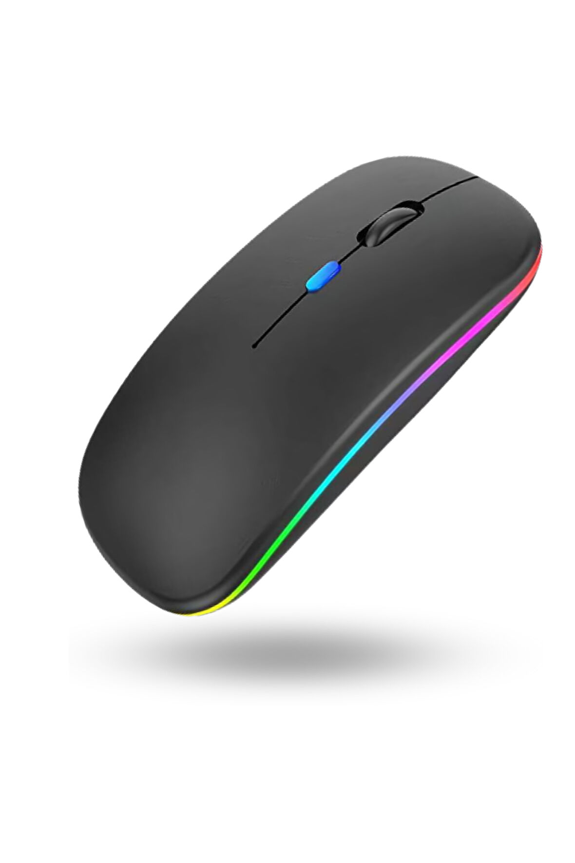 Büro Ev Ofis Bilgisayarı için Rgb Siyah Şarjlı Kablosuz Mouse