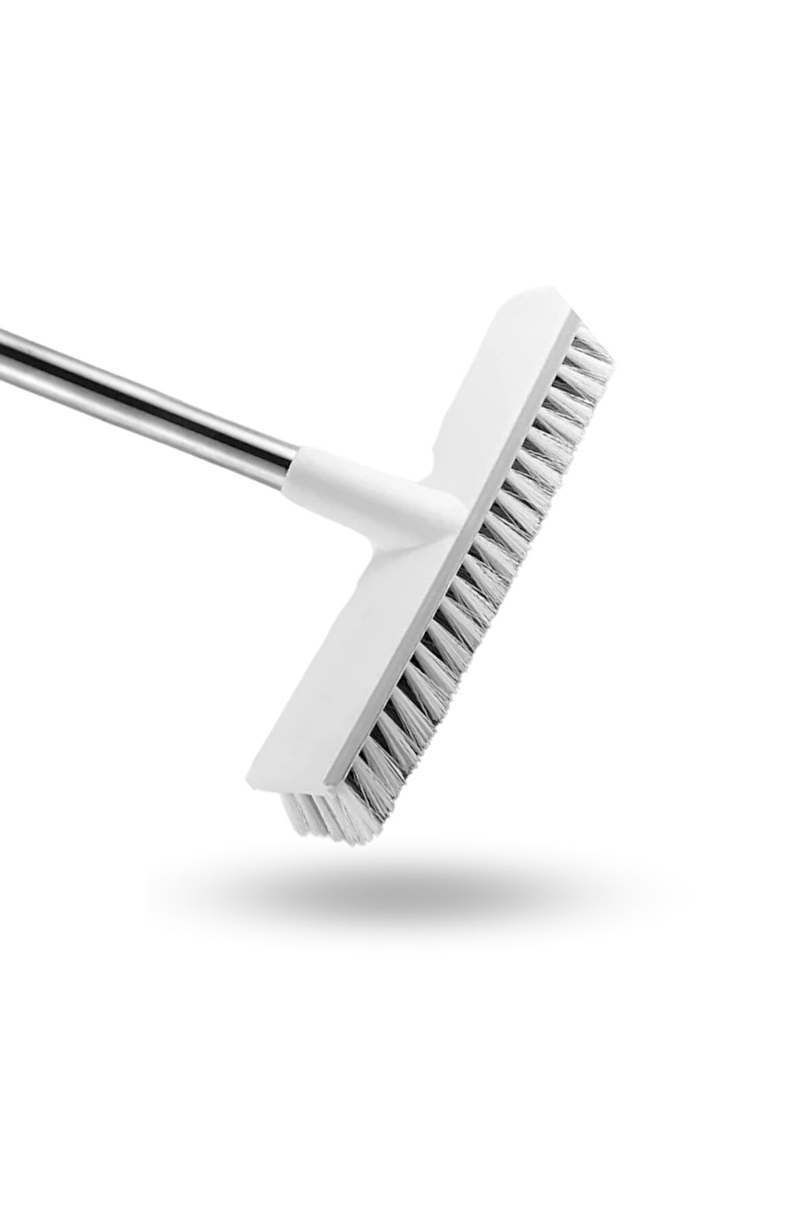 Büro Ev Ofis Hijyeni için Uzun saplı Sert Kıllı Çekçekli Fayans Halı Temizlik Fırçası