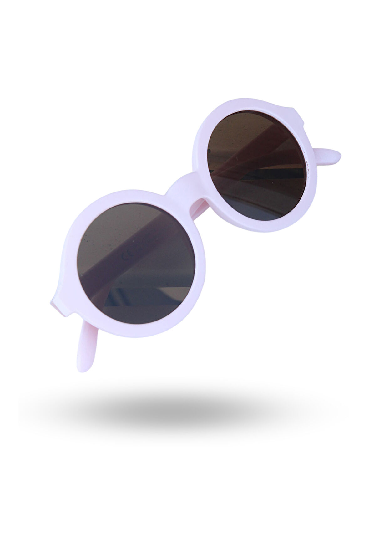 Büro Ev Ofis Parti Kostümü için Pembe Yuvarlak İskandinav Çocuk Gözlüğü