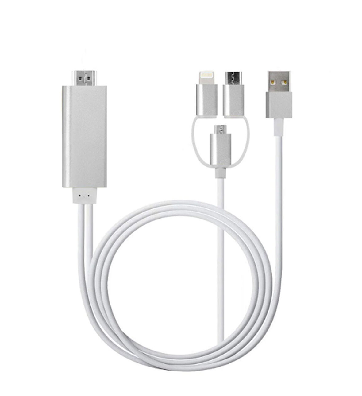 Büro Ev Ofis Cihazları için Ios-MicroUsbC Hdtv Görüntü Kablosu