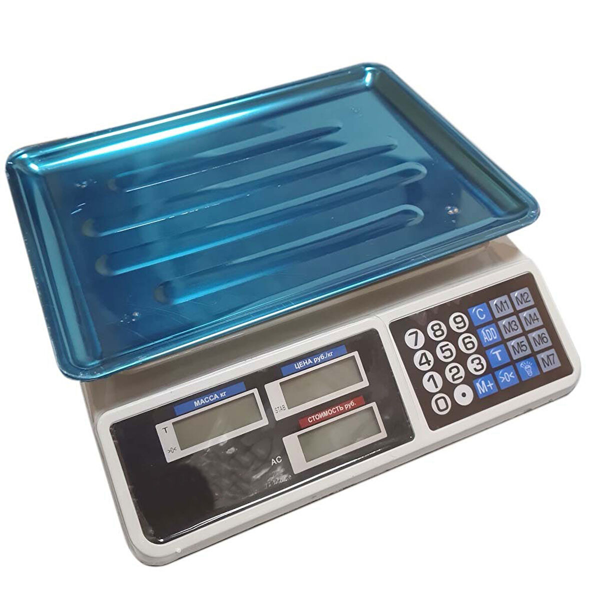 Büro Ev Ofis Dekoru için 40KG Elektro Ölçüm Metal Terazi Bakkal Manav Market Tartısı