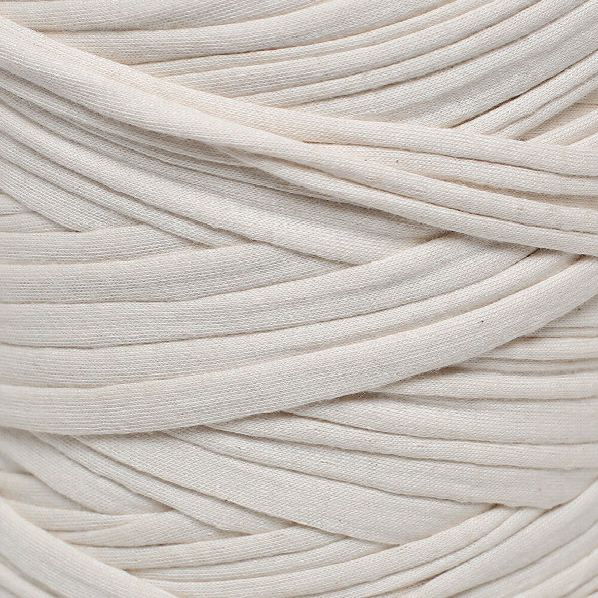 Büro Ev Ofis Hobi Dikiş Atölyesi için Kremist Penye Kumaş El Örgü İpi