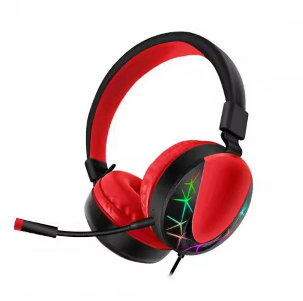 AKZ 021 Kablolu Mikrofonlu Işıklı Oyuncu Kulaklığı RGB