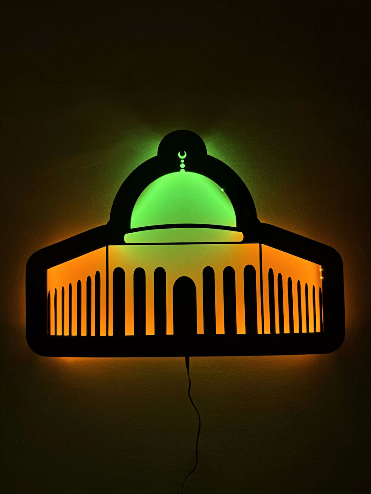 Mescid-i Aksa Led Işıklı Tablo