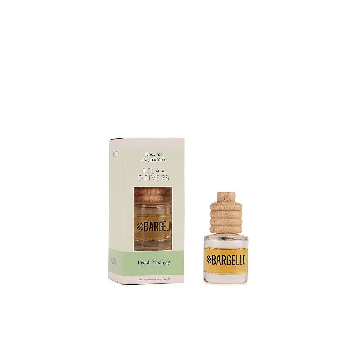BARGELLO RELAX DRIVERS FRESH YEŞİLÇAY 8 ml DEKORATiF ARAÇ KOKUSU