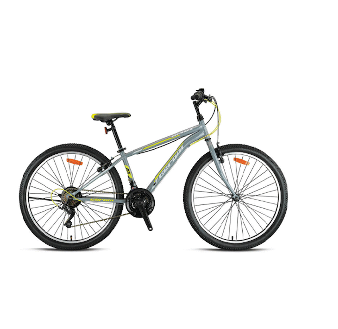 MARS PLUS - 26  - MTB - 14' - 21 Vites - V.B - Parlak Gri-Neon Sarı/Gri