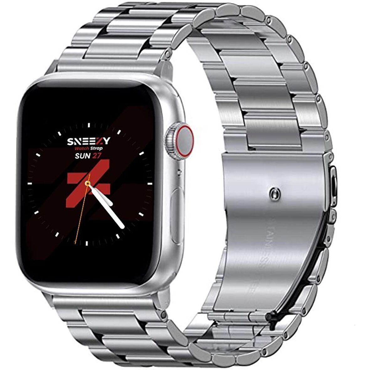 Apple Watch 38mm 40mm 41mm Watch Seri 3 4 5 6 7 Se Uyumlu Ironweft Döküm Çelik Metal Kordon