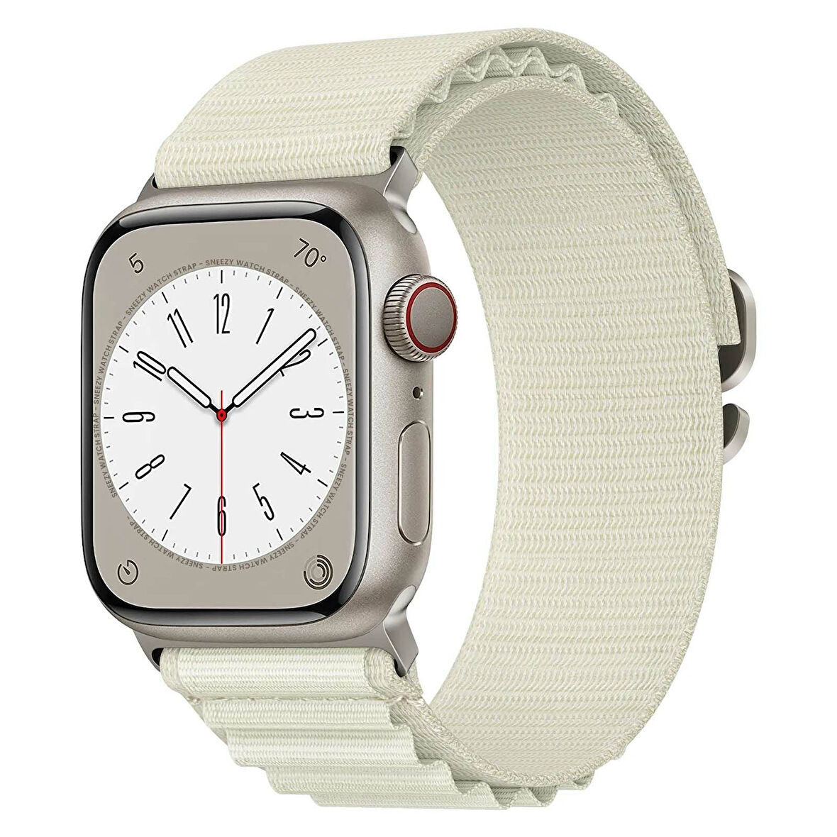 Apple Watch 38mm 40mm 41mm Seri 1 2 3 4 5 6 7 8 Se Uyumlu Frost Alpine Loop Kordon