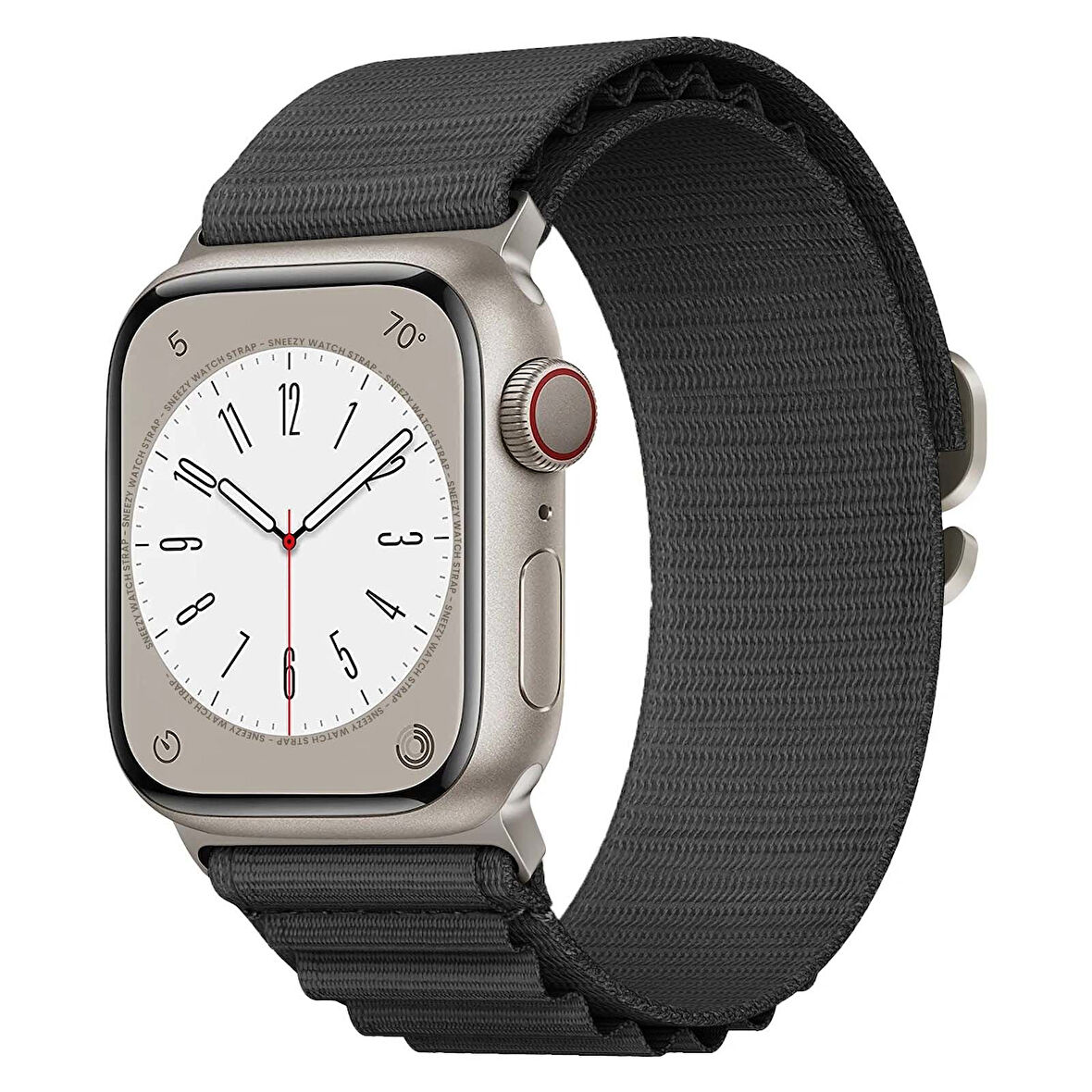 Apple Watch 42mm 44mm 45mm Seri 1 2 3 4 5 6 7 8 Se Uyumlu Frost Alpine Loop Kordon