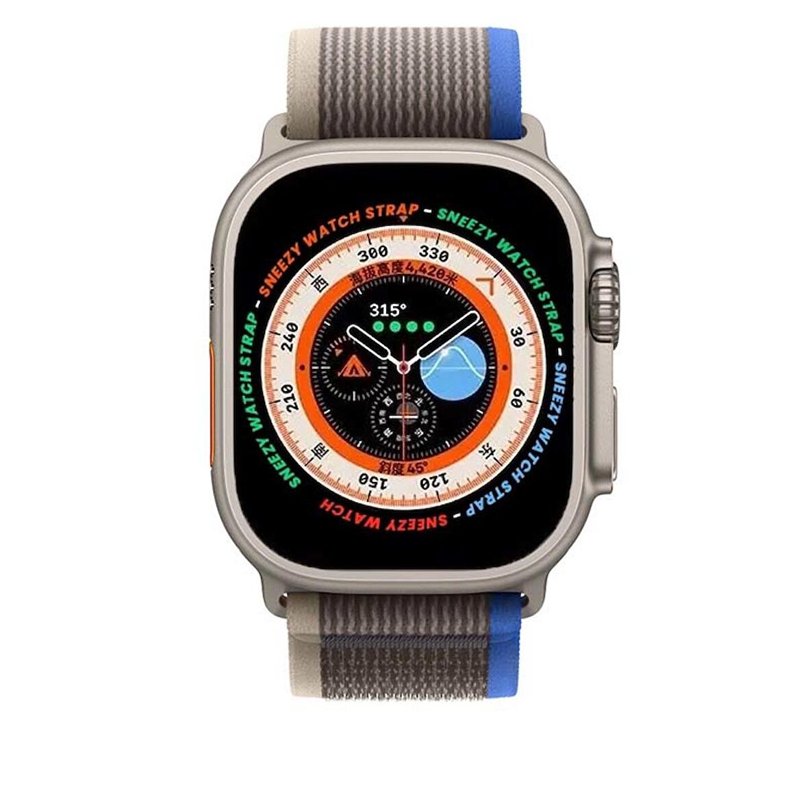 Apple Watch 49mm Ultra Seri Uyumlu  Wander Trail Loop Kordon