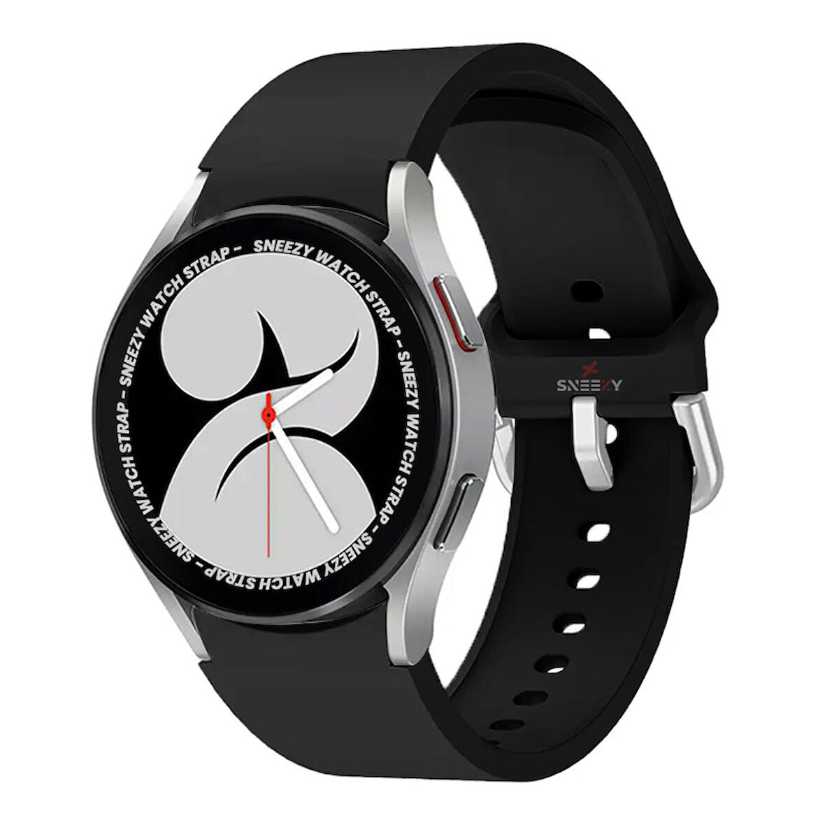 Samsung Galaxy Watch 4 5 Pro 40 42 44 45 46mm Uyumlu Orjinal Tasarım Kavisli PureLux Silikon Kordon