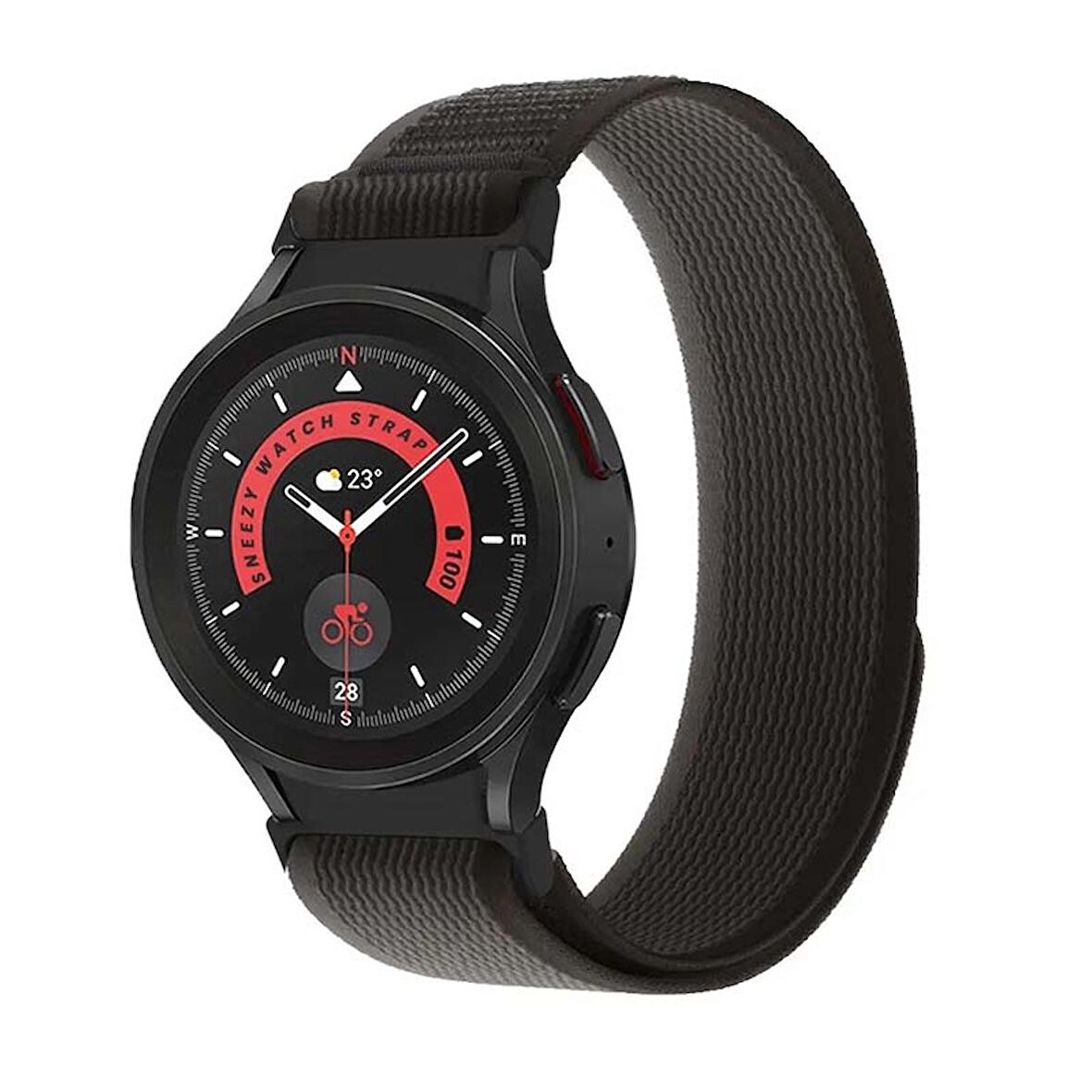 Samsung Galaxy Watch 4 5 Pro 40 42 44 45 46mm Uyumlu Kavisli Tasarım Wander Trail Loop Kordon