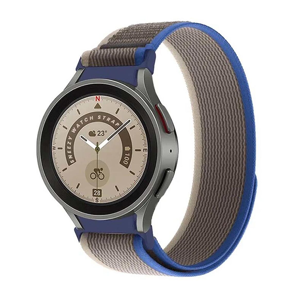 Samsung Galaxy Watch 4 5 Pro 40 42 44 45 46mm Uyumlu Kavisli Tasarım Wander Trail Loop Kordon