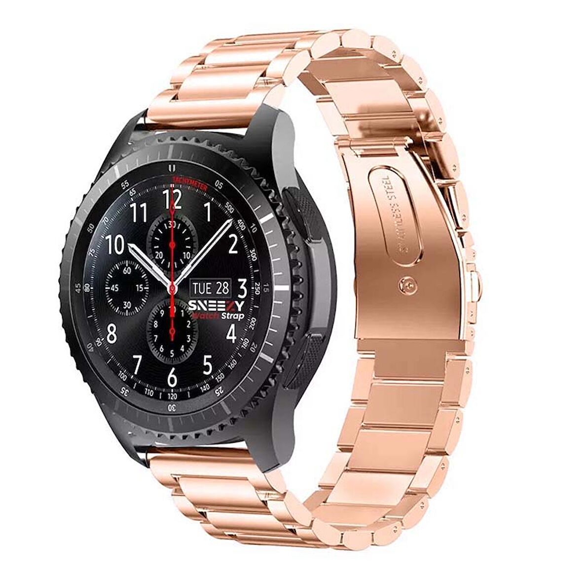 Xiaomi Watch S1 -S1 Active -Mi Watch -Watch Color 22mm Uyumlu Ironweft Döküm Çelik Metal Kordon
