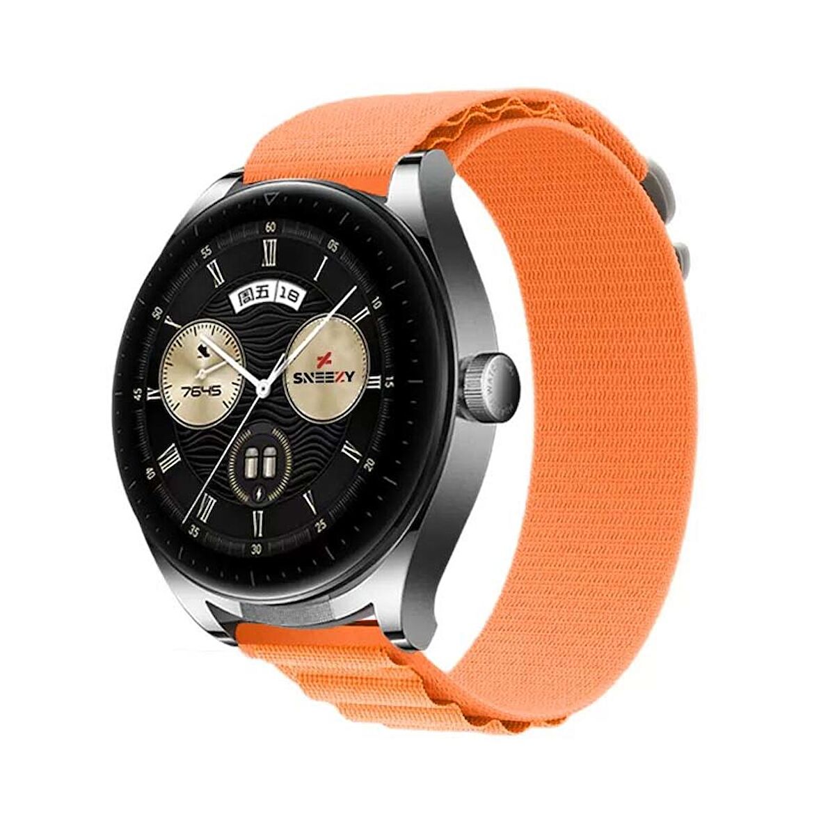 Huawei Watch 4 46mm-Watch 4 Pro 22mm Uyumlu Frost Alpine Loop Kordon