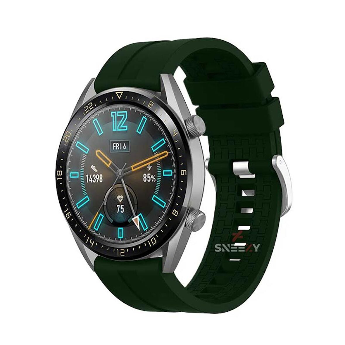Huawei Watch GT3 Elite-Active 46mm-GT3 Pro-GT3 Se 22mm Uyumlu NovaGT Supreme Silikon Kordon