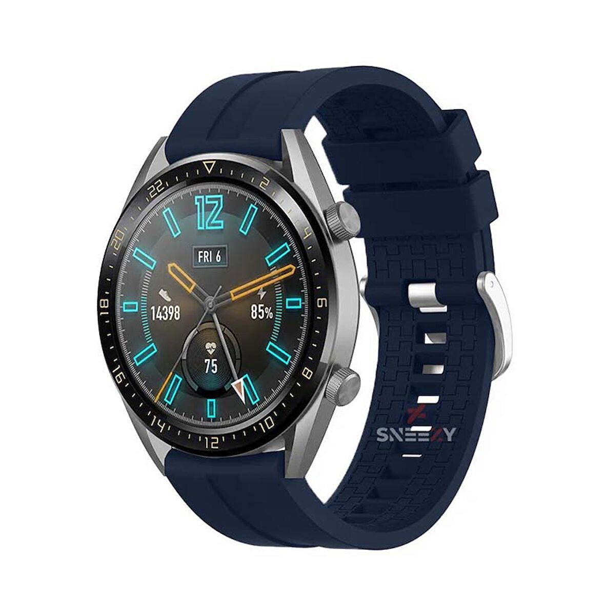 Huawei Watch GT2 Elite-Sport-Classic 46mm-GT2 Pro 22mm Uyumlu NovaGT Supreme Silikon Kordon
