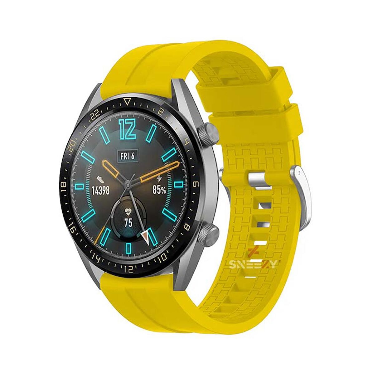 Huawei Watch GT Runner-Sport 46mm- GT2 E 22mm Uyumlu NovaGT Supreme Silikon Kordon