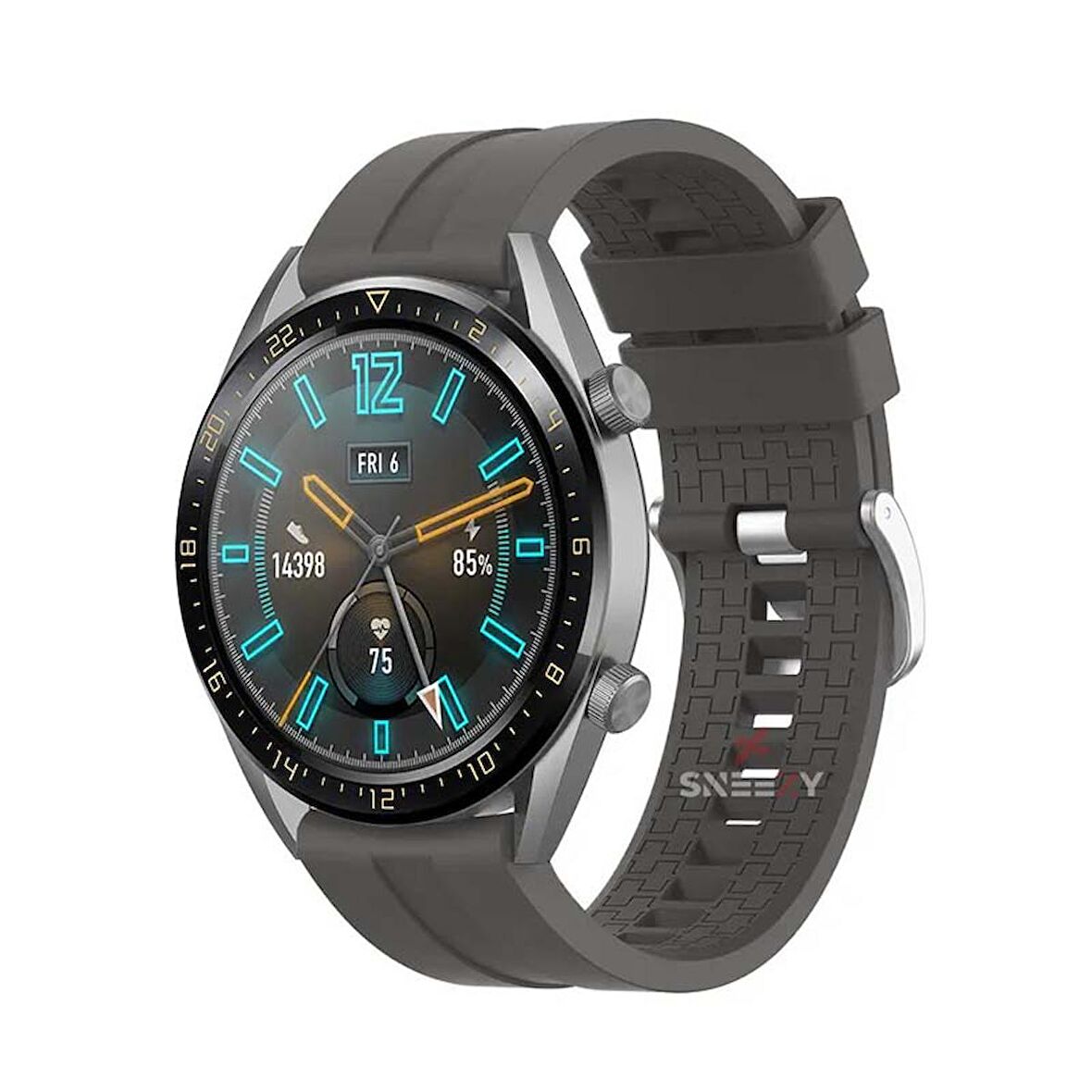 Huawei Watch 4 46mm-Watch 4 Pro 22mm Uyumlu NovaGT Supreme Silikon Kordon