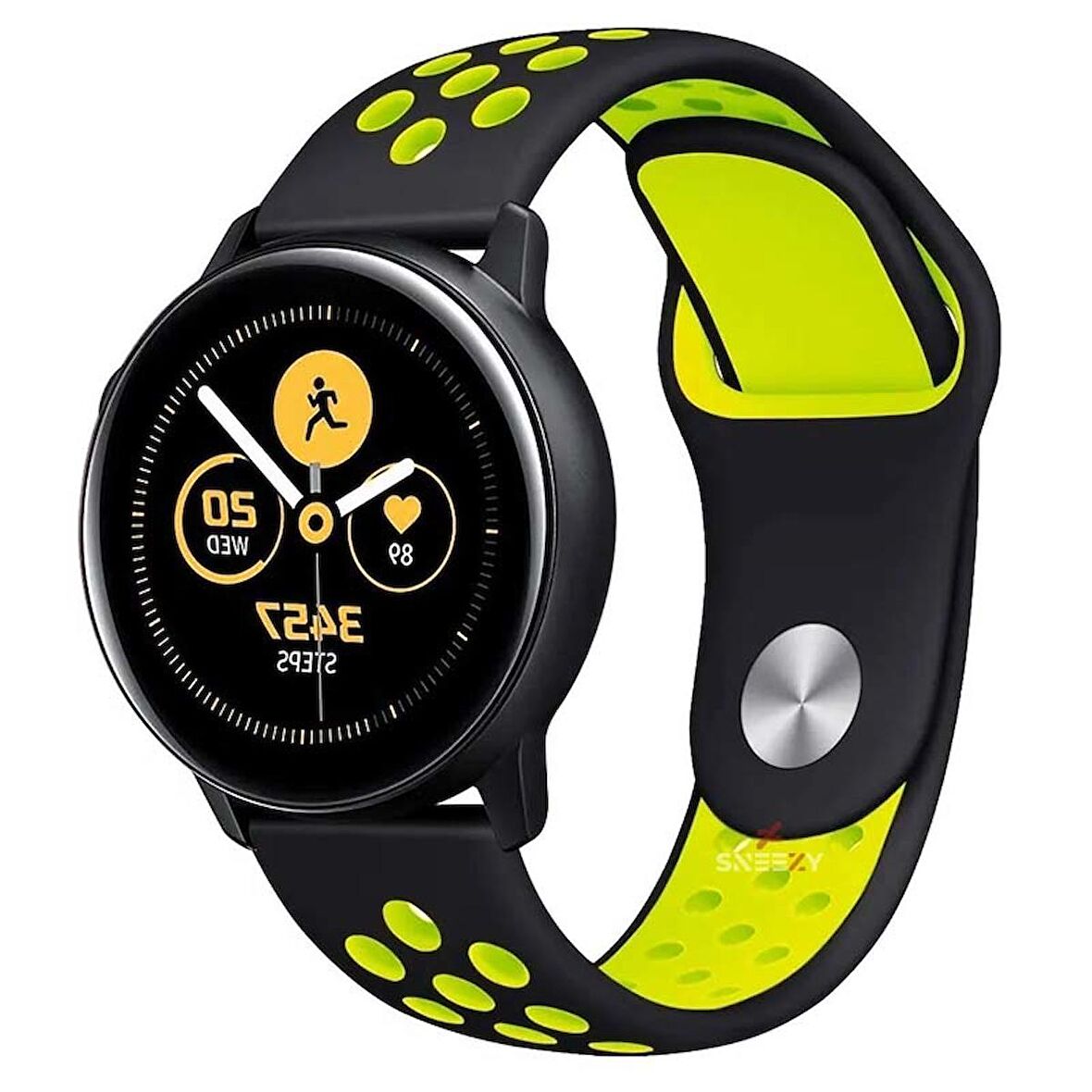 Huawei Watch GT Runner-Sport 46mm- GT2 E 22mm Uyumlu FlexAir Supreme Silikon Kordon