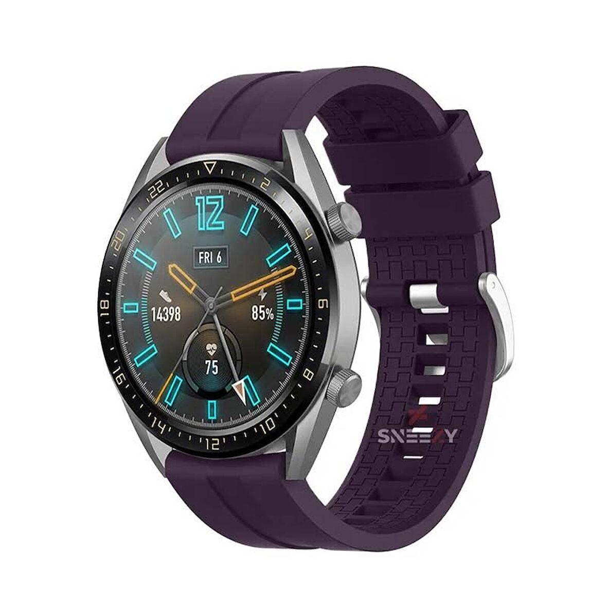 Samsung Galaxy Watch 46mm R800 – Watch 3 45mm R840 22mm Uyumlu NovaGT Supreme Silikon Kordon