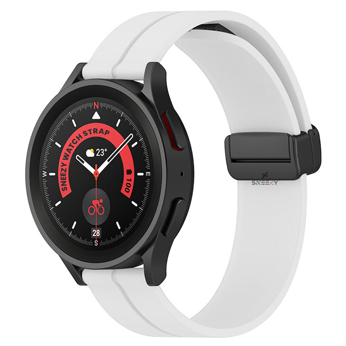 Amazfit Watch GTR 3 Pro-GTR 3-GTR 2e-GTS 2-GTR 47mm 22mm Uyumlu Coastal Magnet Tokalı Silikon Kordon