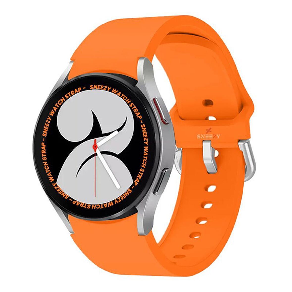 Samsung Galaxy Watch 4 5 Pro 40 42 44 45 46mm Uyumlu Orjinal Tasarım Kavisli PureLux Silikon Kordon
