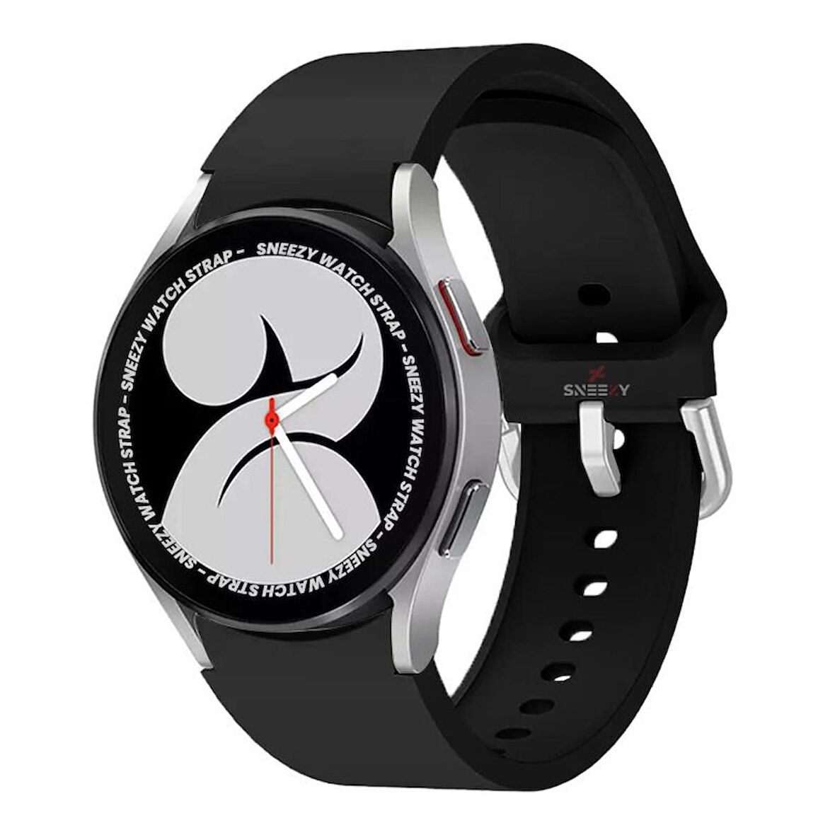 Samsung Galaxy Watch 4 5 Pro 40 42 44 45 46mm Uyumlu Orjinal Tasarım Kavisli PureLux Silikon Kordon