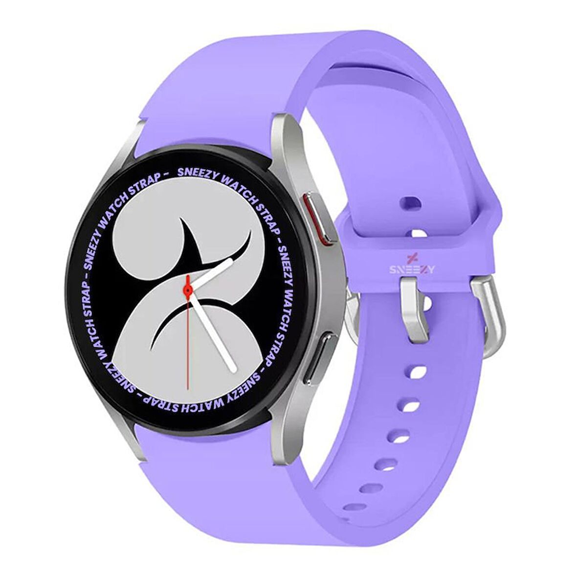 Samsung Galaxy Watch 4 5 Pro 40 42 44 45 46mm Uyumlu Orjinal Tasarım Kavisli PureLux Silikon Kordon