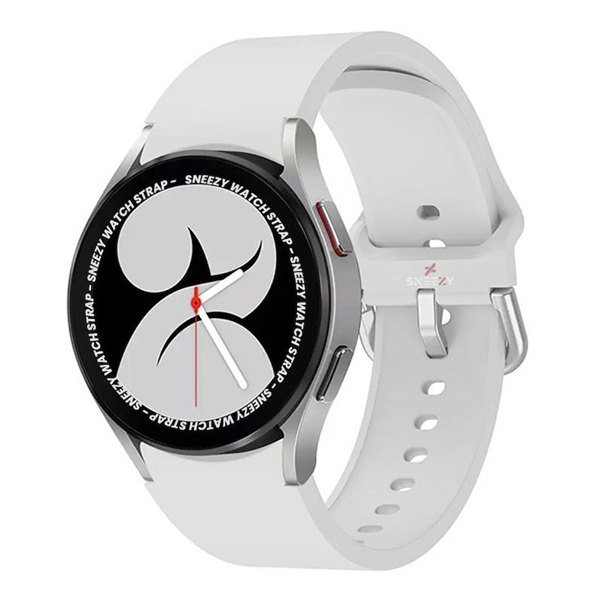 Samsung Galaxy Watch 4 5 Pro 40 42 44 45 46mm Uyumlu Orjinal Tasarım Kavisli PureLux Silikon Kordon