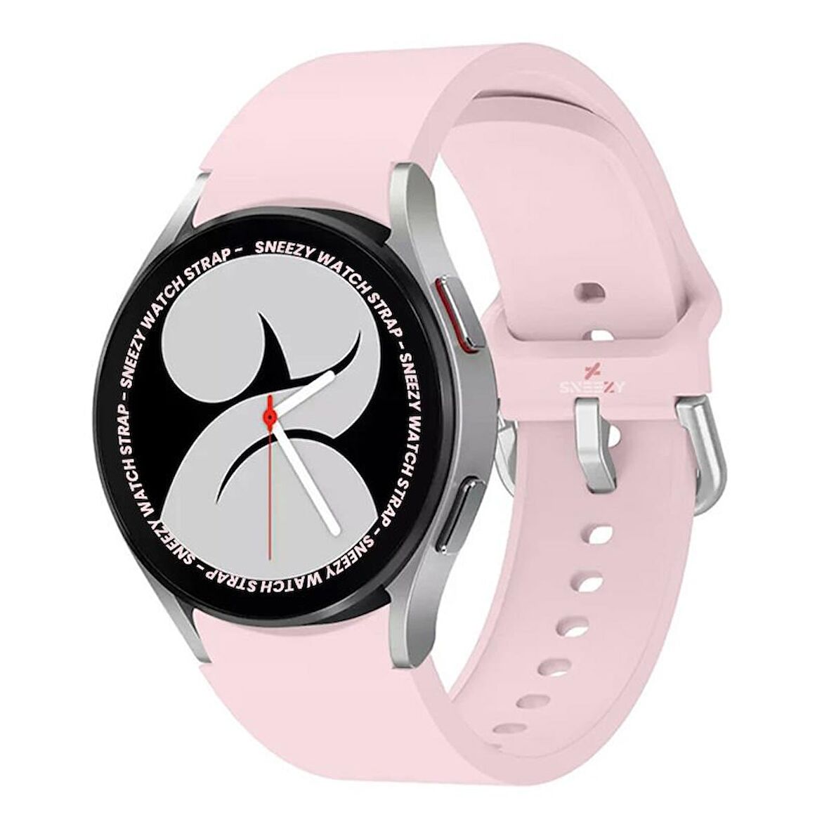 Samsung Galaxy Watch 4 5 Pro 40 42 44 45 46mm Uyumlu Orjinal Tasarım Kavisli PureLux Silikon Kordon