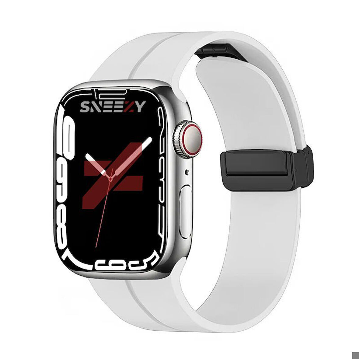 Apple Watch 38mm 40mm 41mm Seri 1 2 3 4 5 6 7 8 Se Uyumlu Coastal Manyetik Tokalı Silikon Kordon