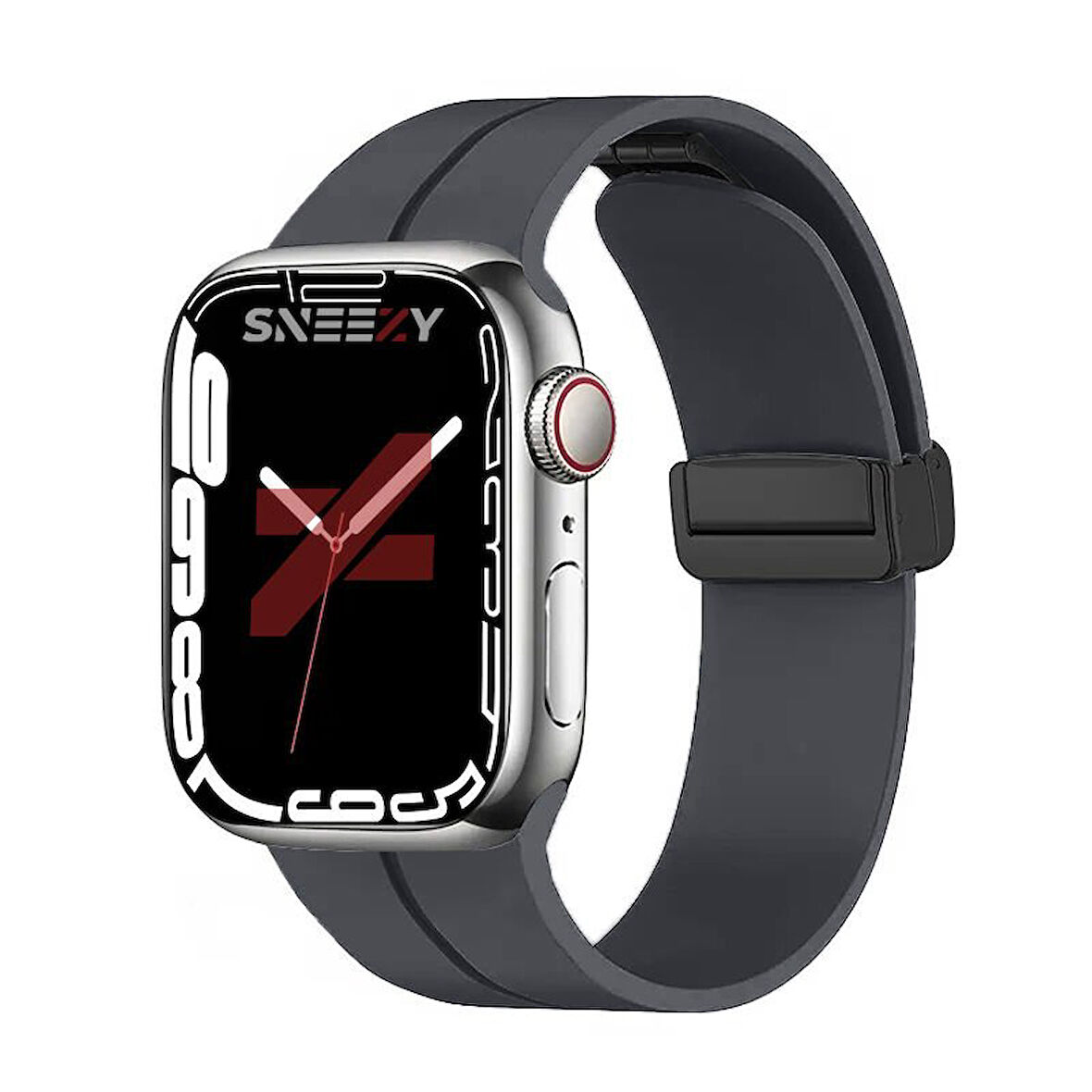 Apple Watch 38mm 40mm 41mm Seri 1 2 3 4 5 6 7 8 Se Uyumlu Coastal Manyetik Tokalı Silikon Kordon