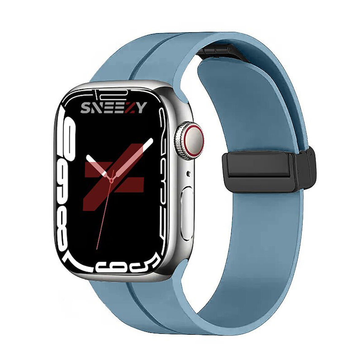 Apple Watch 38mm 40mm 41mm Seri 1 2 3 4 5 6 7 8 Se Uyumlu Coastal Manyetik Tokalı Silikon Kordon