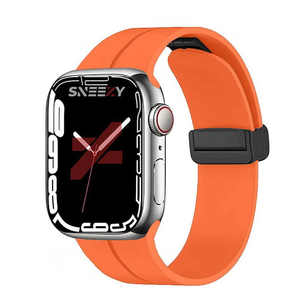 Apple Watch 38mm 40mm 41mm Seri 1 2 3 4 5 6 7 8 Se Uyumlu Coastal Manyetik Tokalı Silikon Kordon