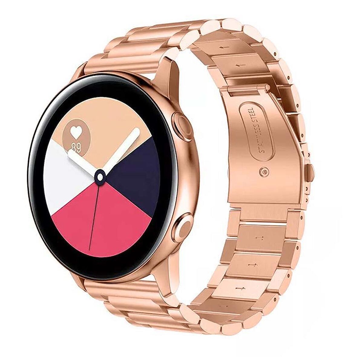 Huawei Watch GT 3 Elegant – Active 42mm Uyumlu 20mm Ironweft Döküm Çelik Metal Kordon