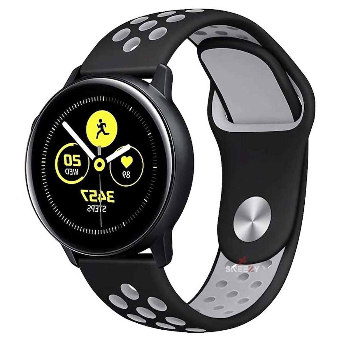 Sneezy Samsung Galaxy Watch 4 uyumlu 40-42-44-46mm 20mm FlexAir Supreme Silikon Kordon