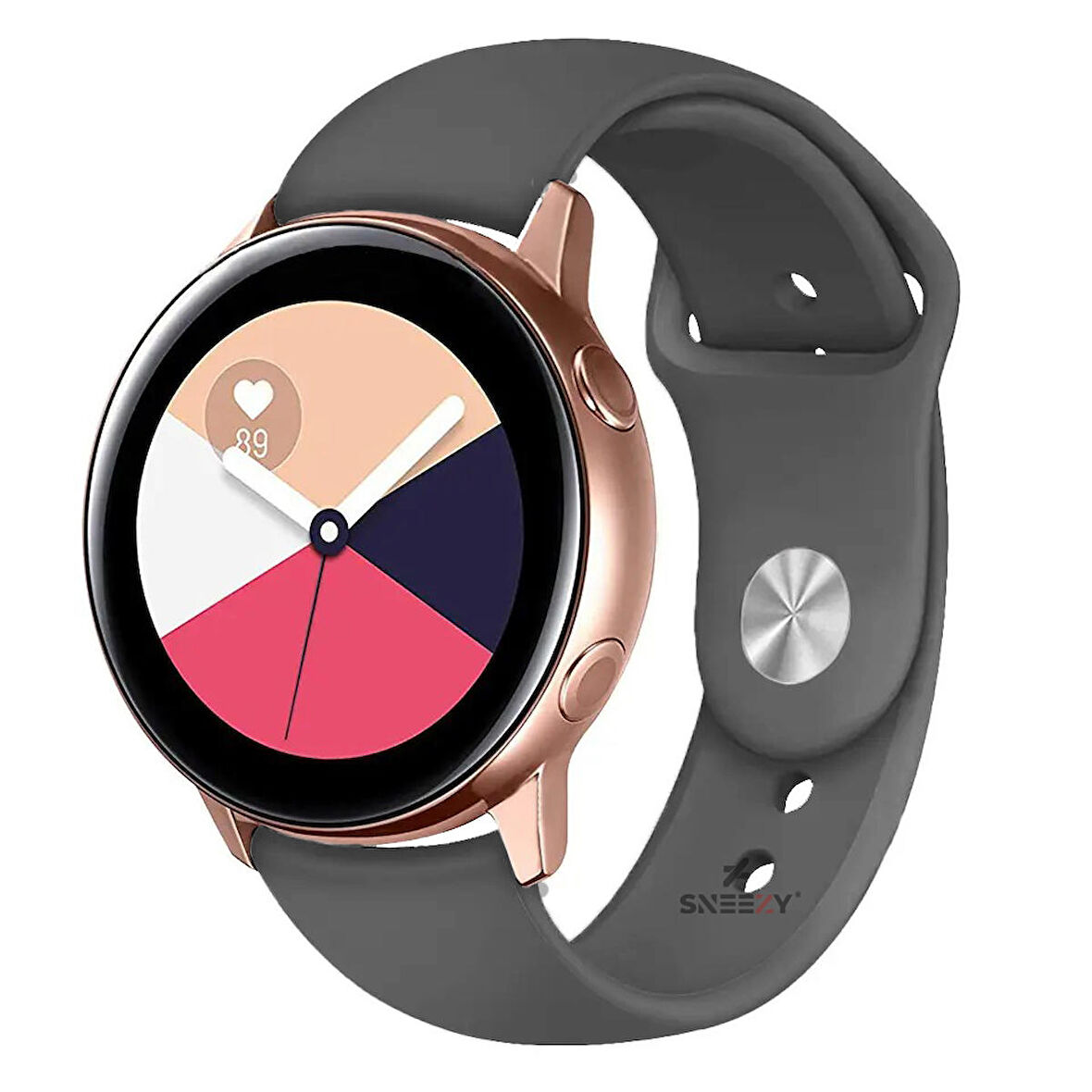 Samsung Galaxy Watch 4 40-42-44-46mm Uyumlu 20mm PureLux Soft Silikon Kordon