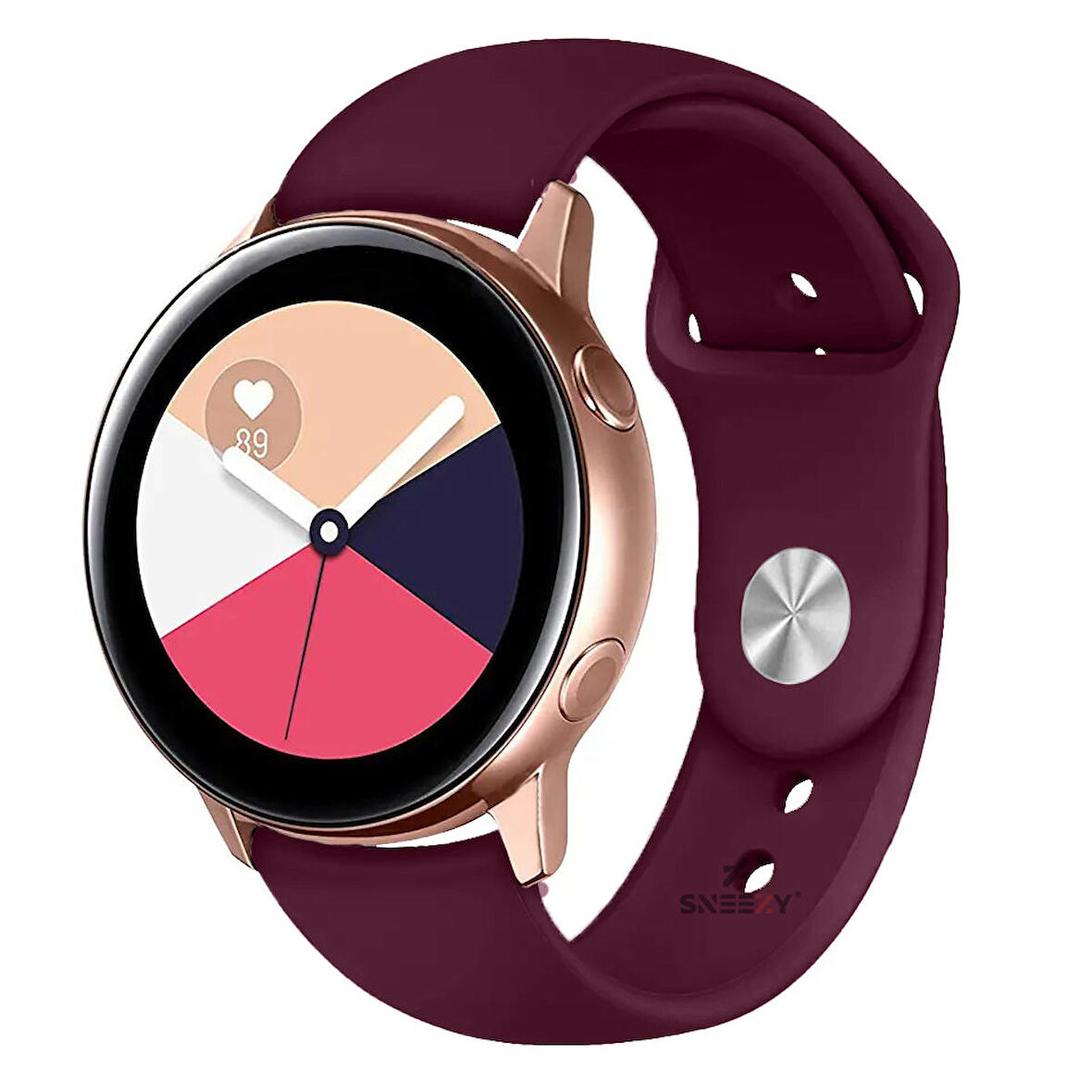 Samsung Galaxy Watch 4 40-42-44-46mm Uyumlu 20mm PureLux Soft Silikon Kordon
