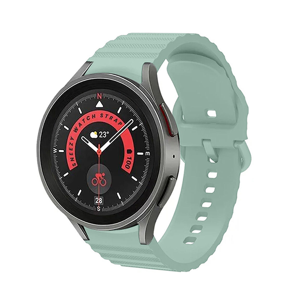 Samsung Galaxy Watch 6 40 43 44 47mm Orjinal Tasarım Kavisli Uyumlu AeroFlex Silikon Kordon