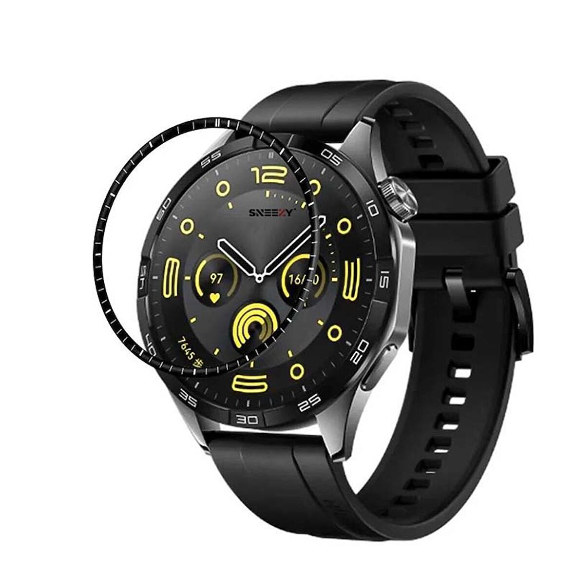 Sneezy Huawei Gt4 46mm İle Uyumlu Polymer Temperli Nano 0.5 mm Watch Ekran Koruyucu