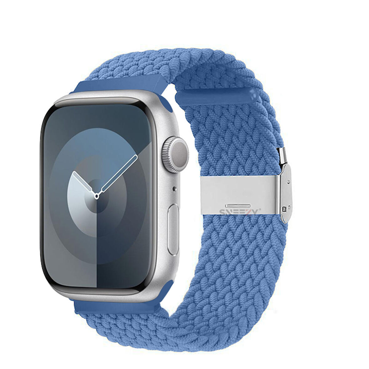 Sneezy Apple Watch 38-40-41mm İle Uyumlu Metal Klips Solo Fiberlink Örgü Kordon