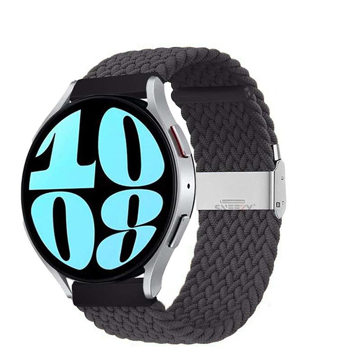 Sneezy Samsung Galaxy Watch 4 40-42-44-46mm Uyumlu 20mm Metal Klips Solo Fiberlink Örgü Kordon