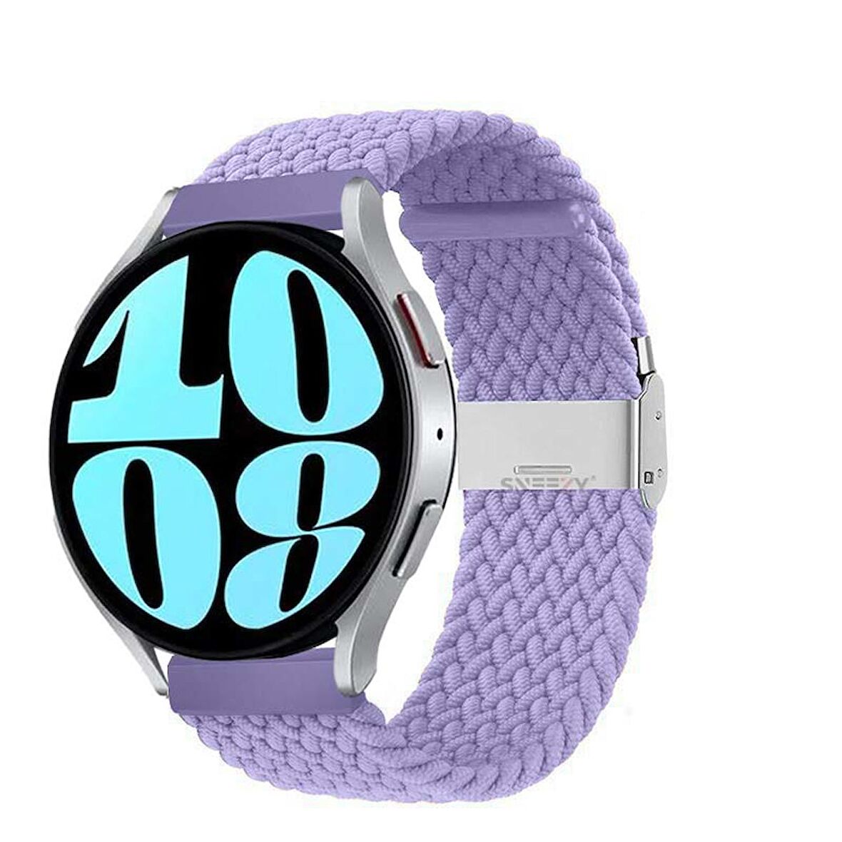 Sneezy Samsung Galaxy Watch 5 40-44mm İle Uyumlu 20mm Metal Klips Solo Fiberlink Örgü Kordon
