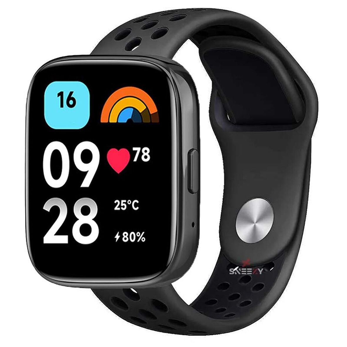 Sneezy Redmi Watch 3 Active Uyumlu FlexAir Supreme Silikon Kordon