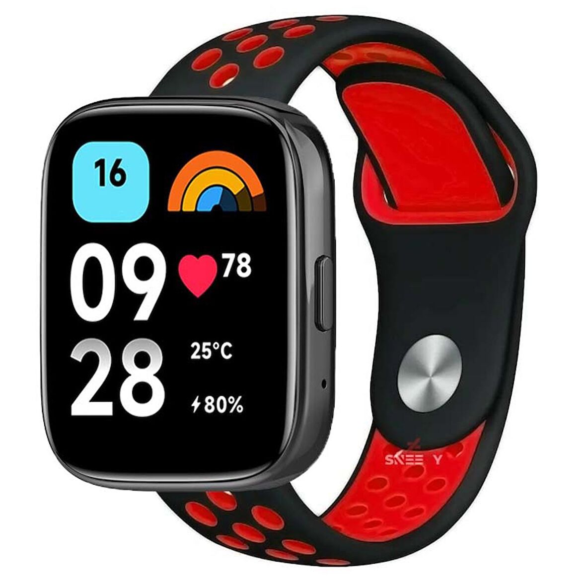 Sneezy Redmi Watch 3 Active Uyumlu FlexAir Supreme Silikon Kordon