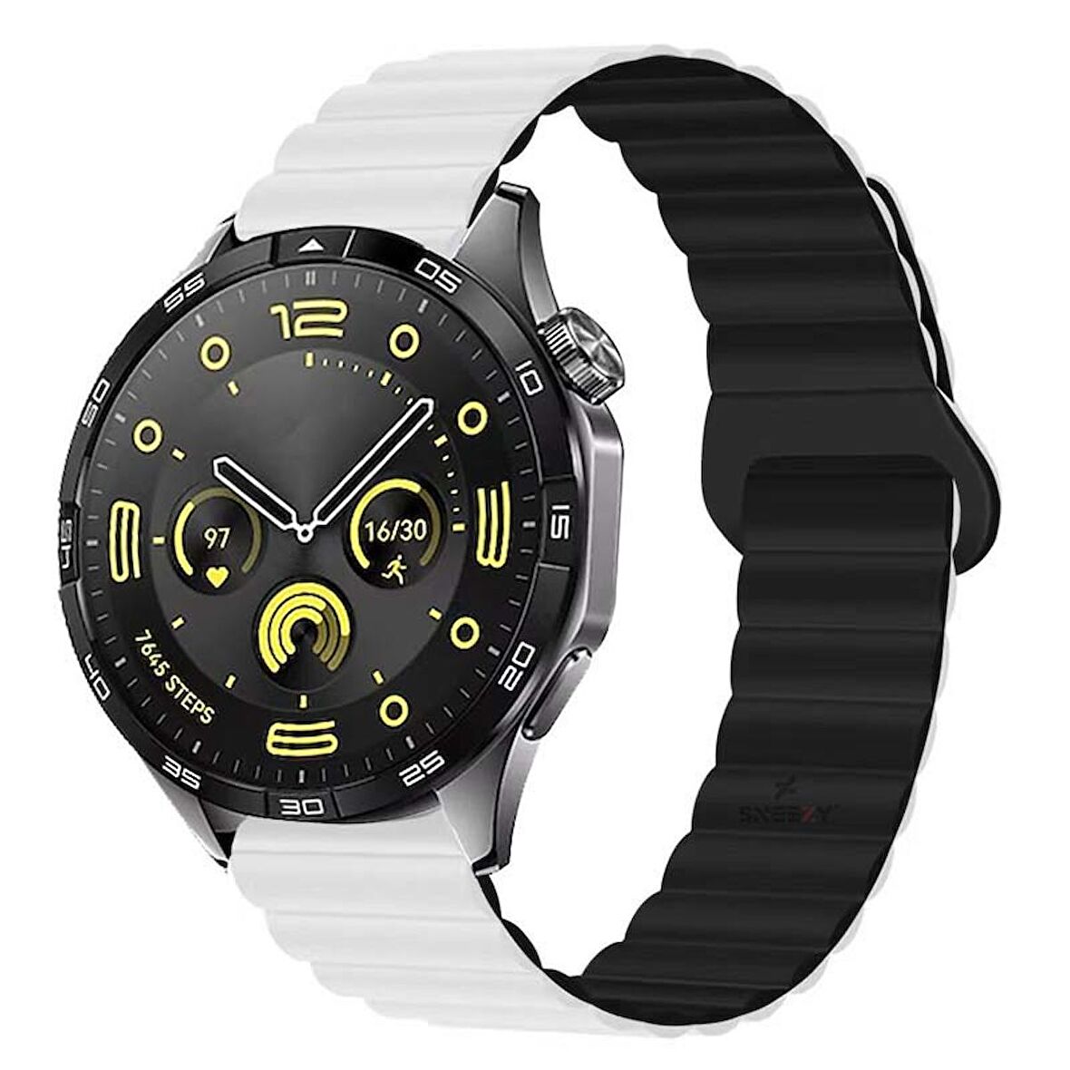 Huawei Watch Ultimate – Watch Buds 22mm Uyumlu Harmony Duo Magnetik Silikon Kordon