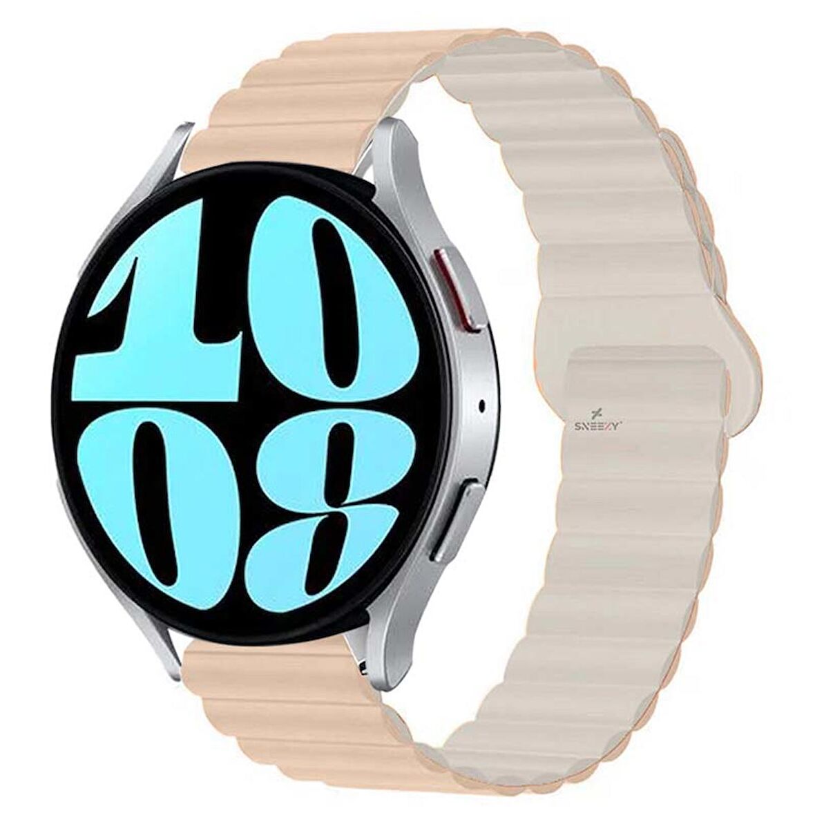 Samsung Galaxy Watch 5 Pro r920 20mm Uyumlu 20mm Harmony Duo Magnetik Silikon Kordon