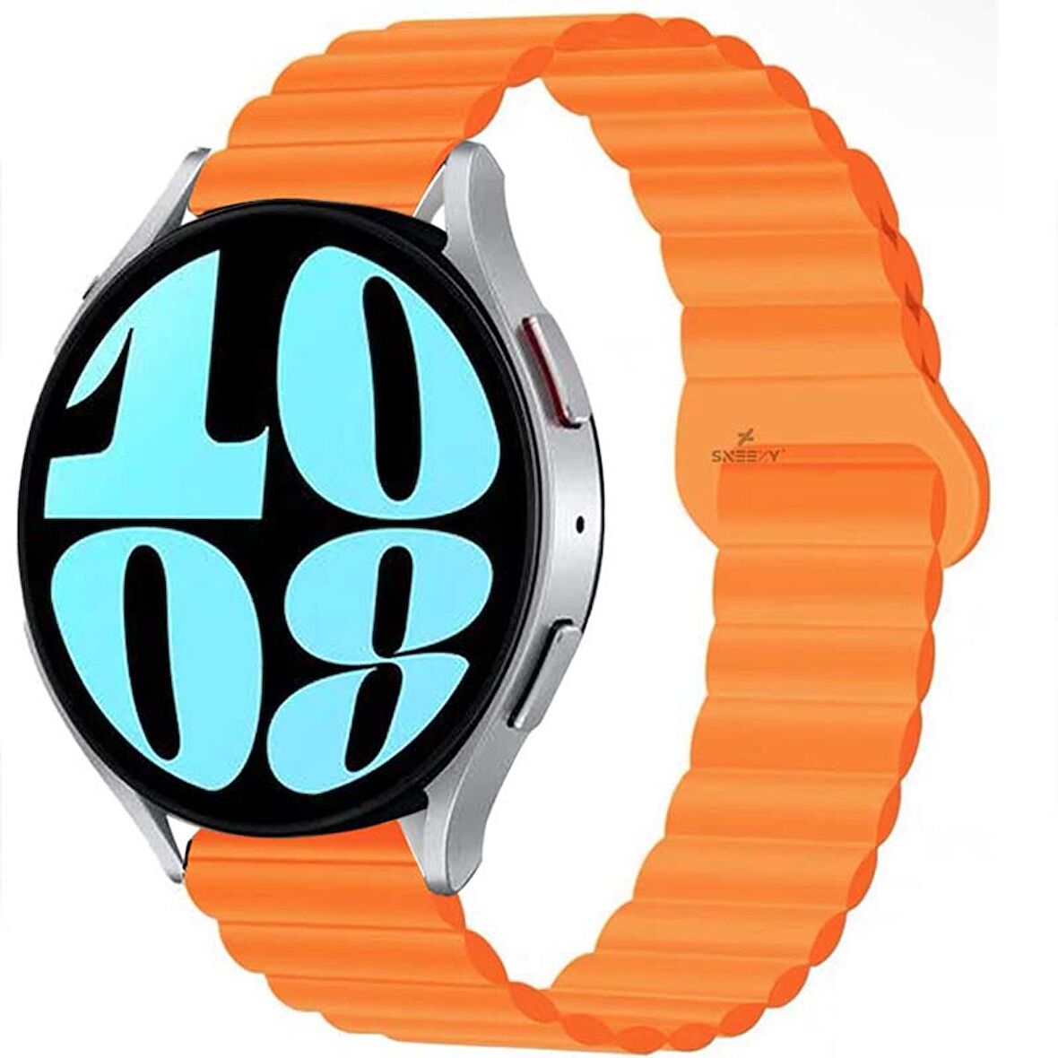 Samsung Galaxy Watch 5 40-44mm Uyumlu 20mm Harmony Duo Magnetik Silikon Kordon